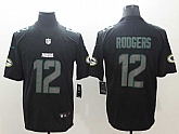 Nike Packers 12 Aaron Rodgers Black Vapor Impact Limited Jerseys,baseball caps,new era cap wholesale,wholesale hats